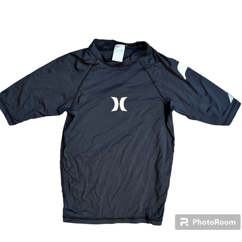 Hurley swim shirt wtf spf 40 built into shirt kids small unisex